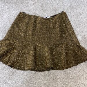 Gold Glitter Skirt - Boutique